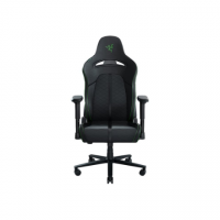 Razer Ergonomic Gaming Chair Enki X EPU Synthetic Leather Steel High density Polyurethane Moulded Foam | Black/Green 