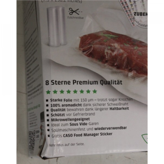 SALE OUT. Caso Roll for Vacuum sealer 20x600cm | Caso | Foil rolls | 01221 | 2 units | Dimensions (W x L) 20 x 600 cm | Transpar SALE OUT. Caso Roll for Vacuum sealer 20x600cm | Caso | Foil rolls | 01221 | 2 units | Dimensions (W x L) 20 x 600 cm | Transpar