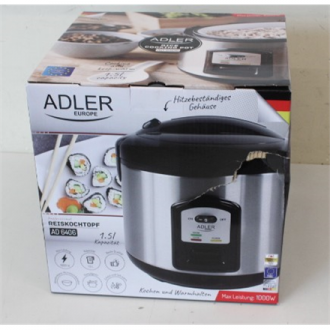SALE OUT. Adler | AD 6406 | 1000 W | Black, Stainless steel | DAMAGED PACKAGING, SCRATCHES ON TOP SALE OUT. Adler | AD 6406 | 1000 W | Black, Stainless steel | DAMAGED PACKAGING, SCRATCHES ON TOP