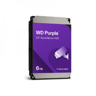 Western Digital | Hard Drive | Purple WD64PURZ | 5460 RPM | 6000 GB