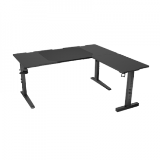 Genesis Gaming Desk | Holm 160 Modular Corner | Black/Anthracite Genesis Gaming Desk | Holm 160 Modular Corner | Black/Anthracite