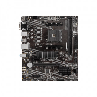 MSI | A520M PRO | Processor family AMD | Processor socket AM4 | DDR4 | Memory slots 2 | Chipset AMD A | Micro ATX MSI | A520M PRO | Processor family AMD | Processor socket AM4 | DDR4 | Memory slots 2 | Chipset AMD A | Micro ATX