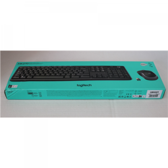 SALE OUT. Logitech MK270 | Keyboard and Mouse Set | Wireless | US | Black | DAMAGED PACKAGING, MINOR SCRATCH ON THE EDGE SALE OUT. Logitech MK270 | Keyboard and Mouse Set | Wireless | US | Black | DAMAGED PACKAGING, MINOR SCRATCH ON THE EDGE