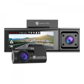 Navitel | Triple channel Full HD Dashcam | RC3 PRO | GPS (satellite) | 820 x 320 | Maps included Navitel | Triple channel Full HD Dashcam | RC3 PRO | GPS (satellite) | 820 x 320 | Maps included