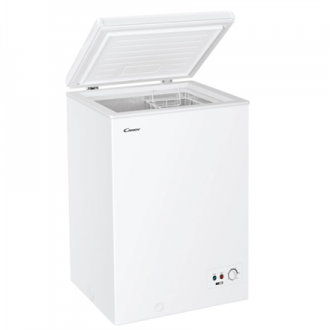 Candy | Freezer | CCHH 100E | Energy efficiency class E | Chest | Free standing | Height 84.5 cm | Total net capacity 97 L | Whi Candy | Freezer | CCHH 100E | Energy efficiency class E | Chest | Free standing | Height 84.5 cm | Total net capacity 97 L | Whi