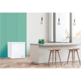 Candy | Freezer | CCHH 100E | Energy efficiency class E | Chest | Free standing | Height 84.5 cm | Total net capacity 97 L | Whi Candy | Freezer | CCHH 100E | Energy efficiency class E | Chest | Free standing | Height 84.5 cm | Total net capacity 97 L | Whi