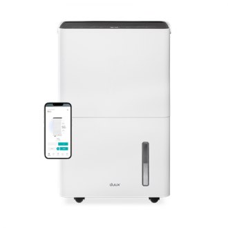 Duux | Smart Dehumidifier | Bora | Suitable for rooms up to 50 m | Water tank capacity 4 L | White Duux | Smart Dehumidifier | Bora | Suitable for rooms up to 50 m | Water tank capacity 4 L | White