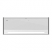 CATA | Hood | RENOVA PURE AIR MNV90 GWH | Canopy | Width 90 cm | Mechanical control | LED | Stainless steel