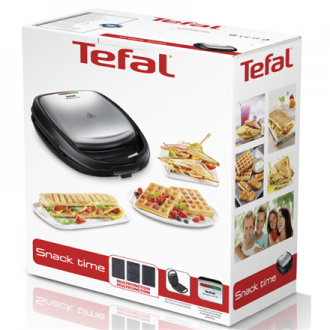 TEFAL Sandwich Maker | SW342D38 | 700 W | Number of plates 3 | Black/Stainless Steel TEFAL Sandwich Maker | SW342D38 | 700 W | Number of plates 3 | Black/Stainless Steel