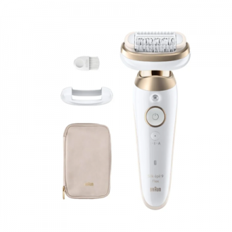 Braun Epilator | 9-011 3D Silk-epil 9 Flex | Operating time (max) 50 min | Number of power levels 2 | Wet & Dry | White/Gold Braun Epilator | 9-011 3D Silk-epil 9 Flex | Operating time (max) 50 min | Number of power levels 2 | Wet & Dry | White/Gold