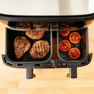 TEFAL Fryer | EY905D10 | Capacity 5.2+3.1 L | Hot air technology | Stainless Steel/Black TEFAL Fryer | EY905D10 | Capacity 5.2+3.1 L | Hot air technology | Stainless Steel/Black