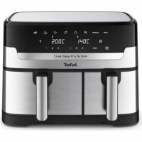 TEFAL Fryer | EY905D10 | Capacity 5.2+3.1 L | Hot air technology | Stainless Steel/Black TEFAL Fryer | EY905D10 | Capacity 5.2+3.1 L | Hot air technology | Stainless Steel/Black