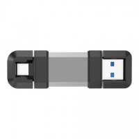 Silicon Power Dual USB Drive | Mobile C51 | 64 GB | USB Type-A and USB Type-C | Silver