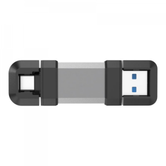 Silicon Power Dual USB Drive | Mobile C51 | 64 GB | USB Type-A and USB Type-C | Silver Silicon Power Dual USB Drive | Mobile C51 | 64 GB | USB Type-A and USB Type-C | Silver