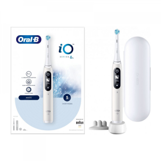 Oral-B Electric Toothbrush | iO6 | Rechargeable | For adults | Number of brush heads included 1 | Number of teeth brushing modes Oral-B Electric Toothbrush | iO6 | Rechargeable | For adults | Number of brush heads included 1 | Number of teeth brushing modes