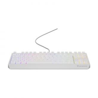 Genesis | THOR 230 | Mechanical Gaming Keyboard | Wired | US | Outemu Brown | White Genesis | THOR 230 | Mechanical Gaming Keyboard | Wired | US | Outemu Brown | White