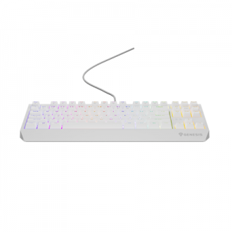 Genesis | THOR 230 | Mechanical Gaming Keyboard | Wired | US | Outemu Brown | White Genesis | THOR 230 | Mechanical Gaming Keyboard | Wired | US | Outemu Brown | White