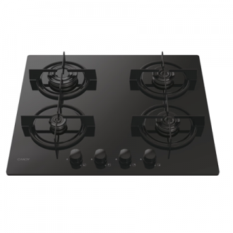 Candy Hob | CVW6BB | Gas on glass | Number of burners/cooking zones 4 | Knobs | Black Candy Hob | CVW6BB | Gas on glass | Number of burners/cooking zones 4 | Knobs | Black