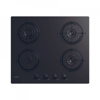 Candy Hob | CVW6BB | Gas on glass | Number of burners/cooking zones 4 | Knobs | Black Candy Hob | CVW6BB | Gas on glass | Number of burners/cooking zones 4 | Knobs | Black