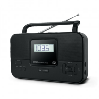 Muse Stereo Portable Radio | M-087 MB PLL | AUX in | FM radio | Headphone out Muse Stereo Portable Radio | M-087 MB PLL | AUX in | FM radio | Headphone out