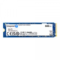 Kingston SSD | NV3 | 500 GB | SSD form factor M.2 2280 | Solid-state drive interface PCIe NVMe Gen 4.0 (x4) | Read speed 5000 MB Kingston SSD | NV3 | 500 GB | SSD form factor M.2 2280 | Solid-state drive interface PCIe NVMe Gen 4.0 (x4) | Read speed 5000 MB