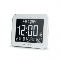 Muse | Wall Clock with Alarm Function | M-090 WMC | White Muse | Wall Clock with Alarm Function | M-090 WMC | White