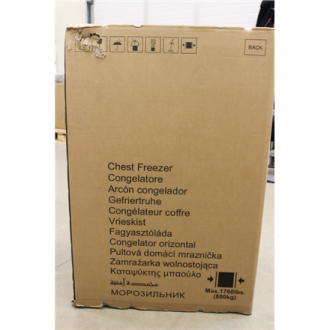 SALE OUT. Candy | Freezer | CCHH 100E | Energy efficiency class E | Chest | Free standing | Height 84.5 cm | Total net capacity 