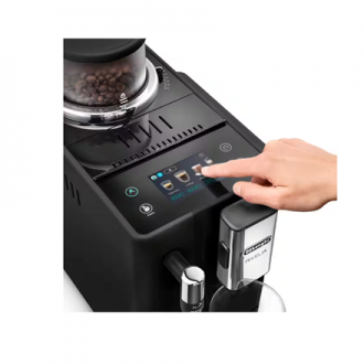 Delonghi Coffee Machine | EXAM 440.35.B RIVELIA | Pump pressure 19 bar | Built-in milk frother | Automatic | 1450 W | Onyx Black Delonghi Coffee Machine | EXAM 440.35.B RIVELIA | Pump pressure 19 bar | Built-in milk frother | Automatic | 1450 W | Onyx Black