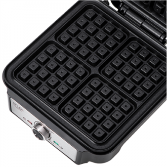 Adler Waffle Maker | AD 3083 | 1800 W | Number of pastry 4 | Belgium | Silver/Black Adler Waffle Maker | AD 3083 | 1800 W | Number of pastry 4 | Belgium | Silver/Black
