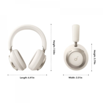 Anker Soundcore | Foldable Headphones | Space One Pro | Bluetooth | Over-ear | Microphone | Cream White | Wireless Anker Soundcore | Foldable Headphones | Space One Pro | Bluetooth | Over-ear | Microphone | Cream White | Wireless