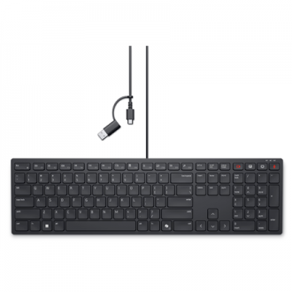 Dell | KB525C | Keyboard | Wired | Russian | Black Dell | KB525C | Keyboard | Wired | Russian | Black