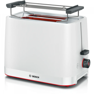 Bosch Compact Toaster | TAT3M121 MyMoment | Number of slots 2 | Housing material Plastic | White Bosch Compact Toaster | TAT3M121 MyMoment | Number of slots 2 | Housing material Plastic | White