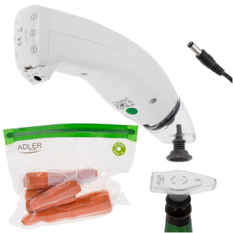 Adler Food Vacuum Air Extracting Set | AD 4515 | White Adler Food Vacuum Air Extracting Set | AD 4515 | White