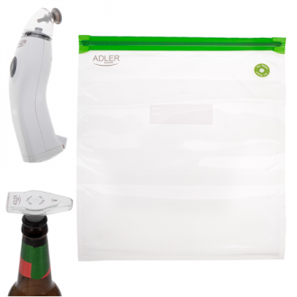 Adler Food Vacuum Air Extracting Set | AD 4515 | White Adler Food Vacuum Air Extracting Set | AD 4515 | White