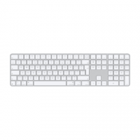 Apple Magic Keyboard with Touch ID and Numeric Keypad | Keyboard | Wireless | English | White Apple Magic Keyboard with Touch ID and Numeric Keypad | Keyboard | Wireless | English | White