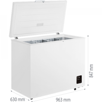 Gorenje Freezer | FH25EAW | Energy efficiency class E | Chest | Free standing | Height 84.7 cm | Total net capacity 248 L | Whit Gorenje Freezer | FH25EAW | Energy efficiency class E | Chest | Free standing | Height 84.7 cm | Total net capacity 248 L | Whit