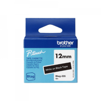 Brother BTAG-335 | White on Black | Btag Brother BTAG-335 | White on Black | Btag