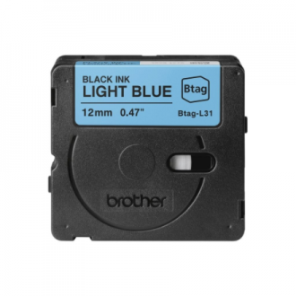 Brother BTAG-L31 | Black on Light Blue | Btag Brother BTAG-L31 | Black on Light Blue | Btag