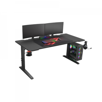 Genesis | Modular Gaming Desk | Holm 160 RGB | Anthracite Black Genesis | Modular Gaming Desk | Holm 160 RGB | Anthracite Black