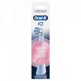 Oral-B | Replaceable toothbrush heads | iO Gentle Care | Heads | For adults | Number of brush heads included 4 | Number of teeth
