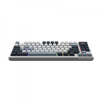 MSI FORGE GK600 TKL WIRELESS SKY | Gaming Keyboard | Wireless | Bluetooth | US | Mechanical Linear MSI FORGE GK600 TKL WIRELESS SKY | Gaming Keyboard | Wireless | Bluetooth | US | Mechanical Linear