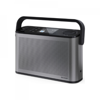 Sharp OSAKA Stereo Portable Digital Radio | DR-P540(GY) | USB port | Bluetooth | FM radio | Wireless connection Sharp OSAKA Stereo Portable Digital Radio | DR-P540(GY) | USB port | Bluetooth | FM radio | Wireless connection