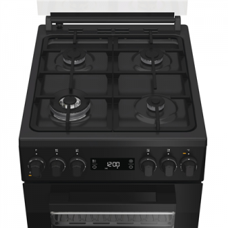 Whirlpool Cooker | W5G8LMSWTB | Hob type Gas | Oven type Electric | Black | Width 50 cm | Depth 60 cm | 60 L Whirlpool Cooker | W5G8LMSWTB | Hob type Gas | Oven type Electric | Black | Width 50 cm | Depth 60 cm | 60 L