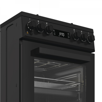 Whirlpool Cooker | W5G8LMSWTB | Hob type Gas | Oven type Electric | Black | Width 50 cm | Depth 60 cm | 60 L Whirlpool Cooker | W5G8LMSWTB | Hob type Gas | Oven type Electric | Black | Width 50 cm | Depth 60 cm | 60 L