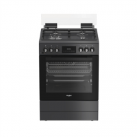 Whirlpool Cooker | W6G8LSSAWTA | Hob type Gas | Oven type Electric | Anthracite | Width 60 cm | Depth 60 cm | 72 L Whirlpool Cooker | W6G8LSSAWTA | Hob type Gas | Oven type Electric | Anthracite | Width 60 cm | Depth 60 cm | 72 L
