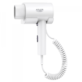 Adler Wall-Mount Hair Dryer | AD 2285 | 2000 W | Number of temperature settings 3 | White Adler Wall-Mount Hair Dryer | AD 2285 | 2000 W | Number of temperature settings 3 | White