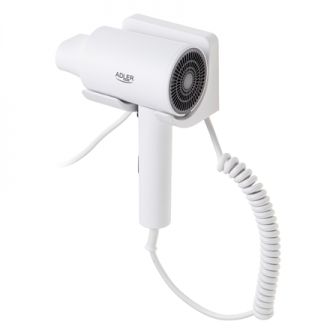 Adler Wall-Mount Hair Dryer | AD 2285 | 2000 W | Number of temperature settings 3 | White Adler Wall-Mount Hair Dryer | AD 2285 | 2000 W | Number of temperature settings 3 | White