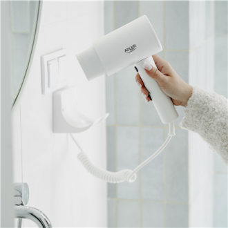 Adler Wall-Mount Hair Dryer | AD 2285 | 2000 W | Number of temperature settings 3 | White Adler Wall-Mount Hair Dryer | AD 2285 | 2000 W | Number of temperature settings 3 | White