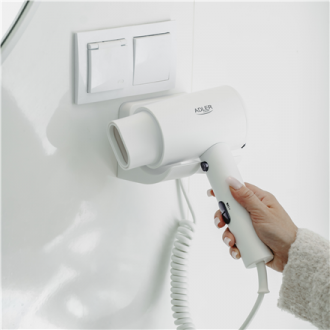Adler Wall-Mount Hair Dryer | AD 2285 | 2000 W | Number of temperature settings 3 | White Adler Wall-Mount Hair Dryer | AD 2285 | 2000 W | Number of temperature settings 3 | White