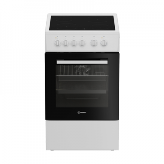 INDESIT Cooker | I5V8PMW | Hob type Ceramic | Oven type Electric | White | Width 50 cm | Depth 60 cm | 55 L INDESIT Cooker | I5V8PMW | Hob type Ceramic | Oven type Electric | White | Width 50 cm | Depth 60 cm | 55 L